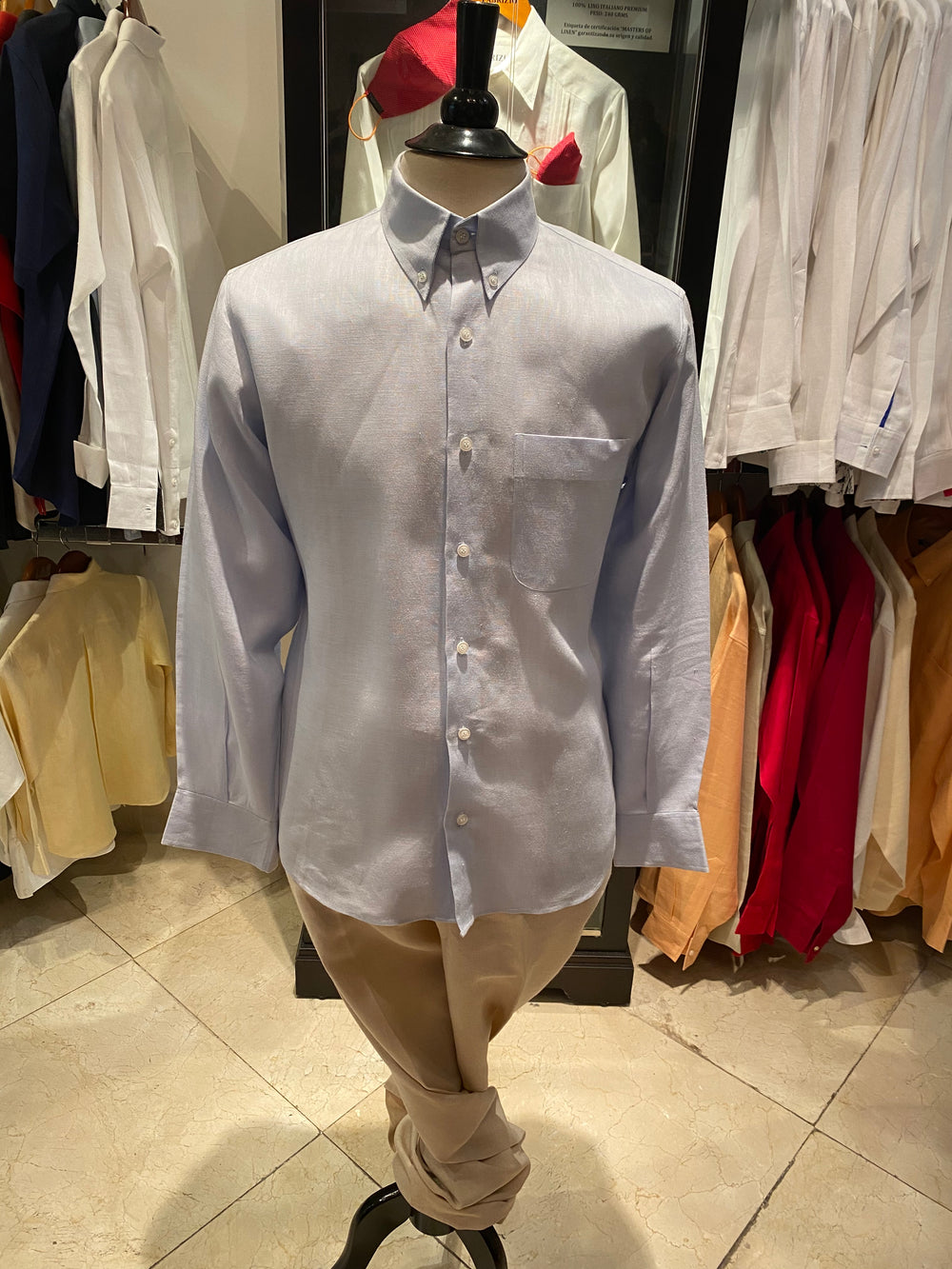 CAMISA MANGA LARGA