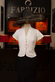 BLUSA BOTÓN PEGADO