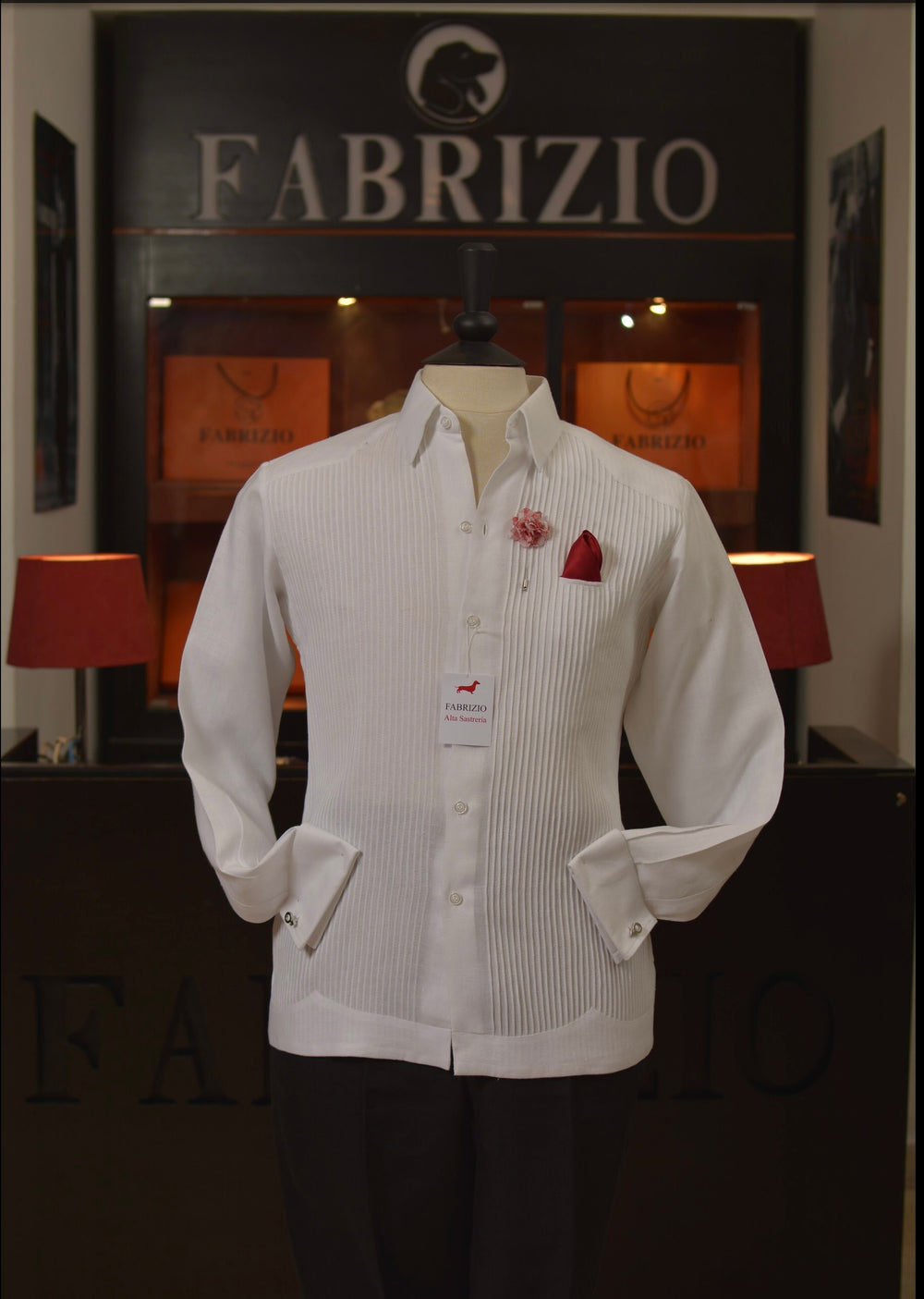 GUAYABERA IMPERIAL BLANCA